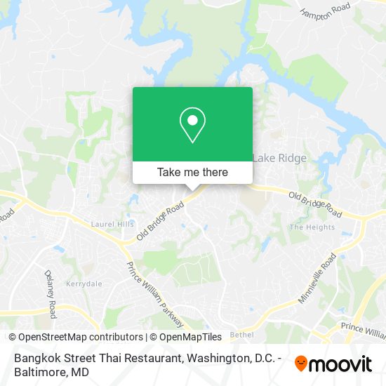 Bangkok Street Thai Restaurant map
