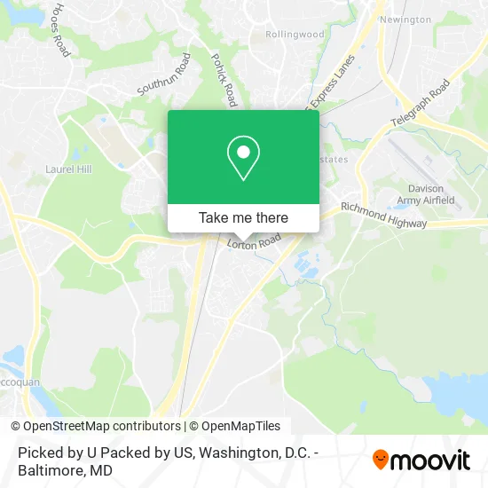 Mapa de Picked by U Packed by US