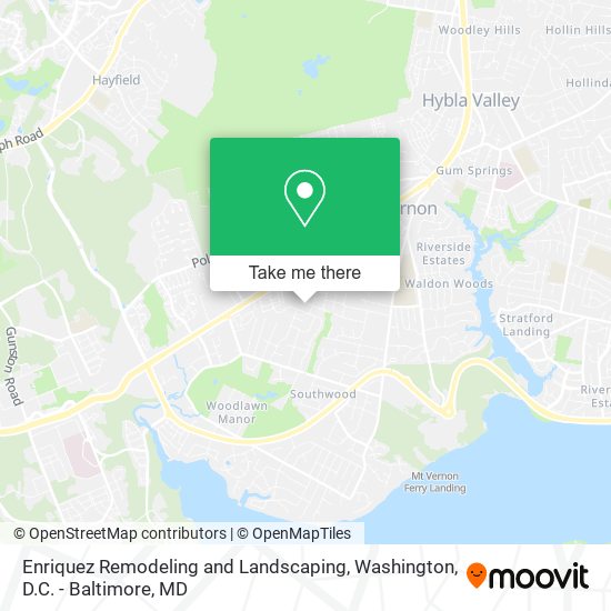 Enriquez Remodeling and Landscaping map