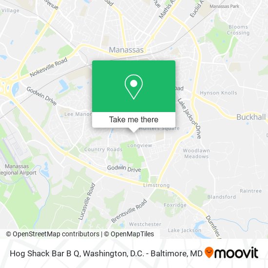 Hog Shack Bar B Q map