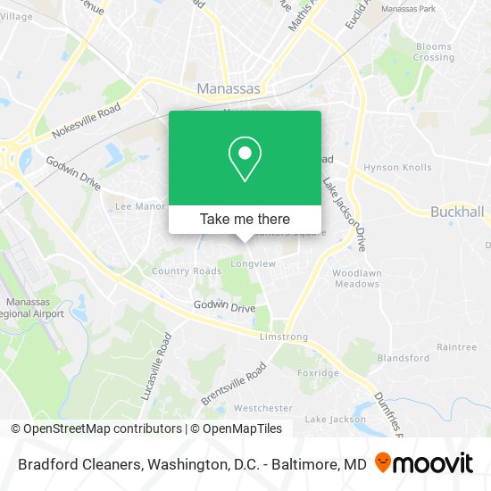 Bradford Cleaners map