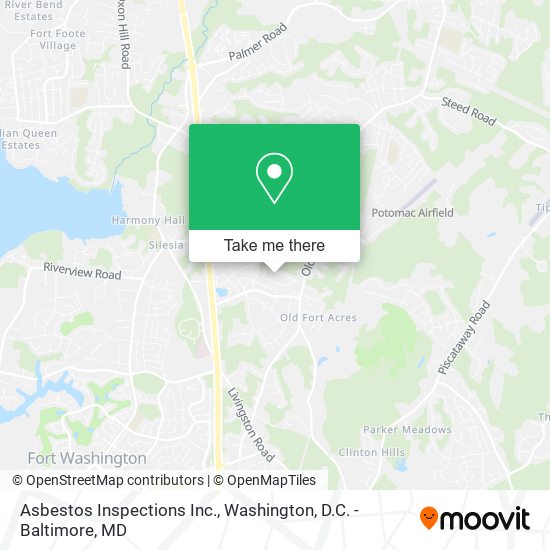 Asbestos Inspections Inc. map