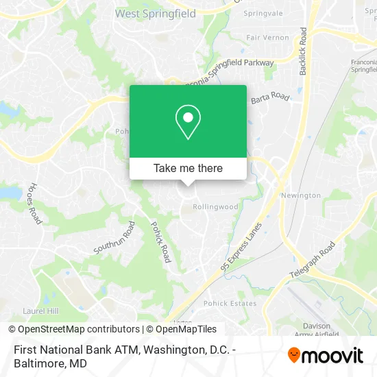 First National Bank ATM map