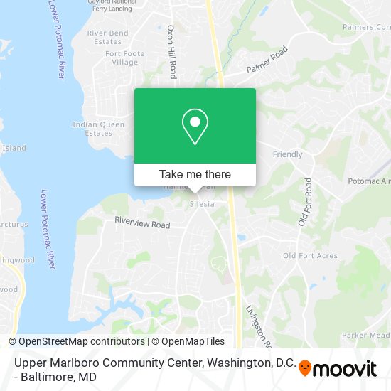 Mapa de Upper Marlboro Community Center