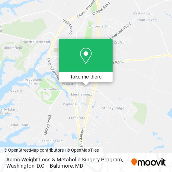 Mapa de Aamc Weight Loss & Metabolic Surgery Program