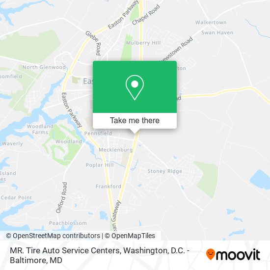 Mapa de MR. Tire Auto Service Centers