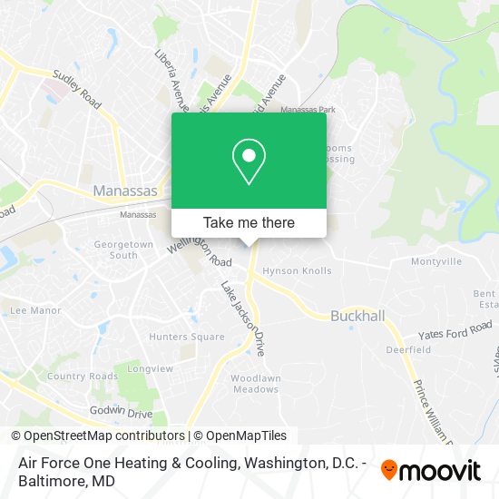 Mapa de Air Force One Heating & Cooling