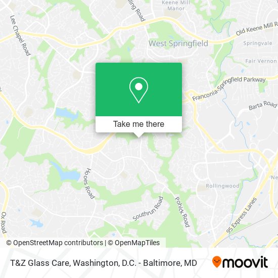 T&Z Glass Care map