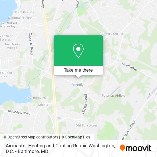 Mapa de Airmaster Heating and Cooling Repair