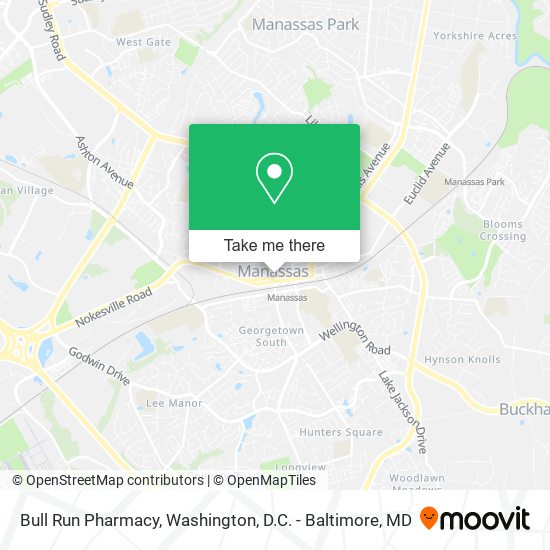 Bull Run Pharmacy map