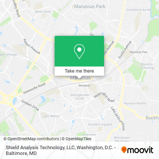 Mapa de Shield Analysis Technology, LLC