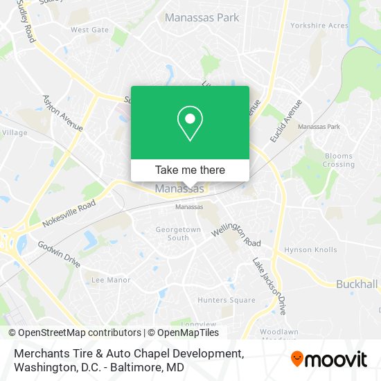 Merchants Tire & Auto Chapel Development map