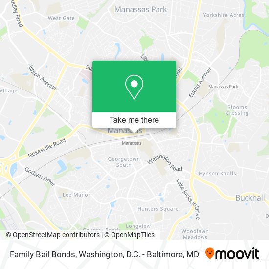 Family Bail Bonds map