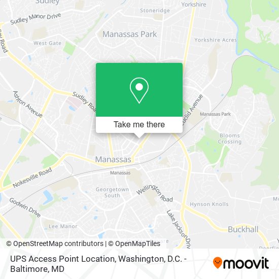 Mapa de UPS Access Point Location