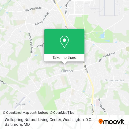 Wellspring Natural Living Center map