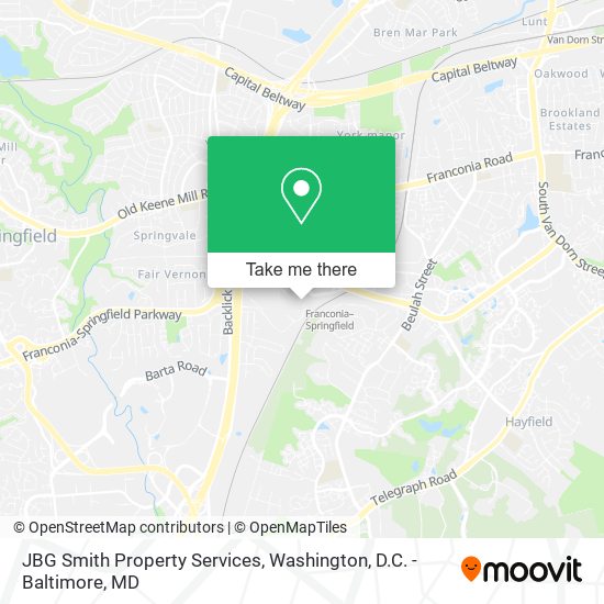 JBG Smith Property Services map