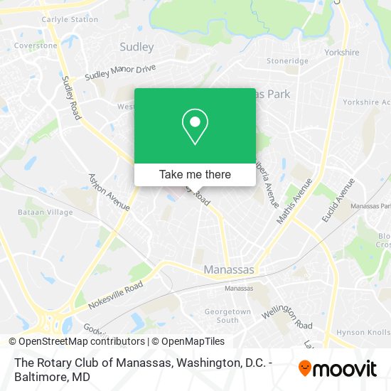 Mapa de The Rotary Club of Manassas