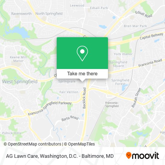 AG Lawn Care map