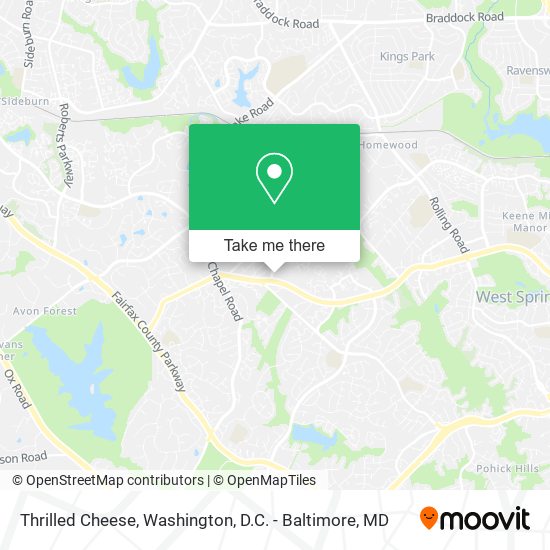 Thrilled Cheese map