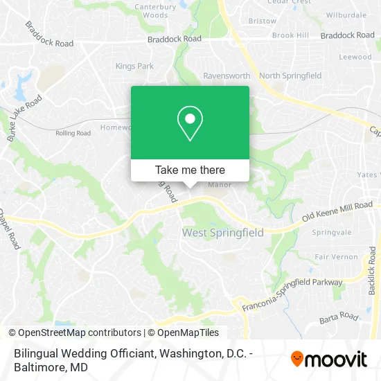 Mapa de Bilingual Wedding Officiant
