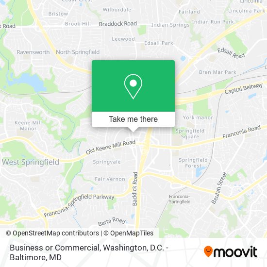 Mapa de Business or Commercial