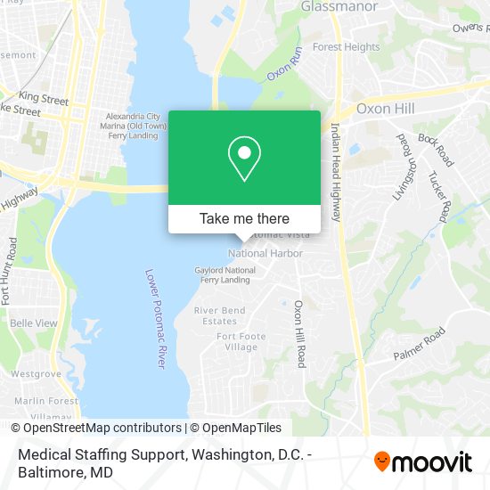 Medical Staffing Support map