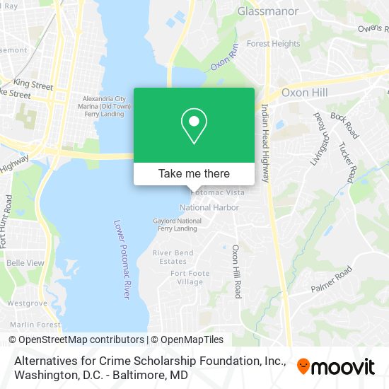 Alternatives for Crime Scholarship Foundation, Inc. map