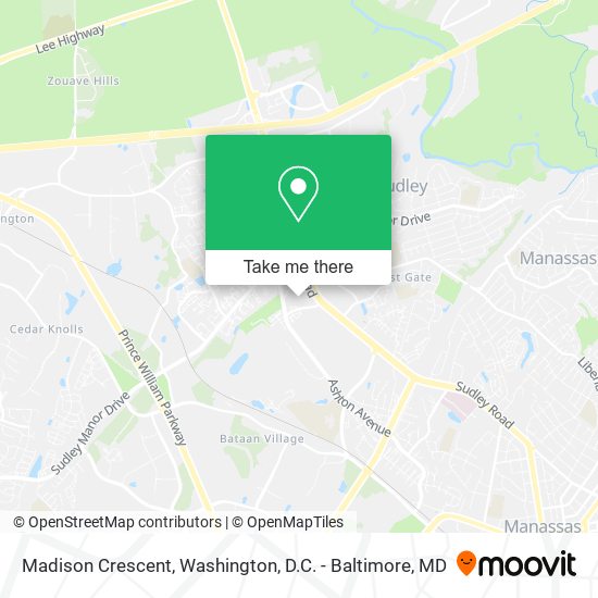 Mapa de Madison Crescent