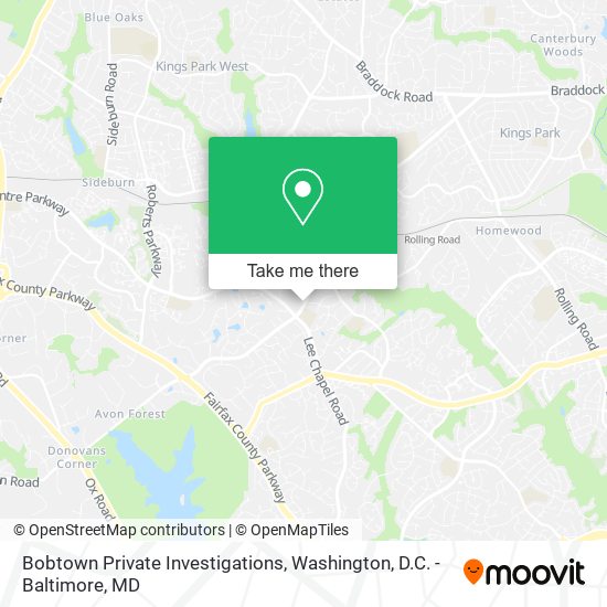 Bobtown Private Investigations map