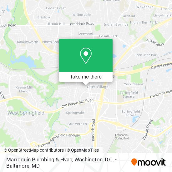 Mapa de Marroquin Plumbing & Hvac