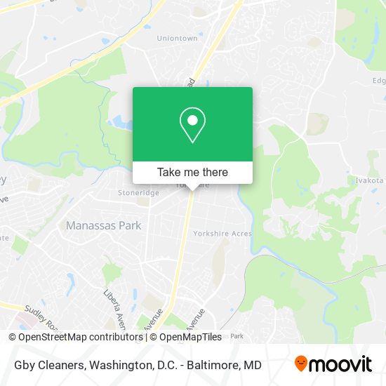Gby Cleaners map