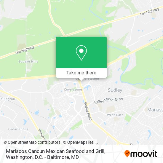 Mapa de Mariscos Cancun Mexican Seafood and Grill
