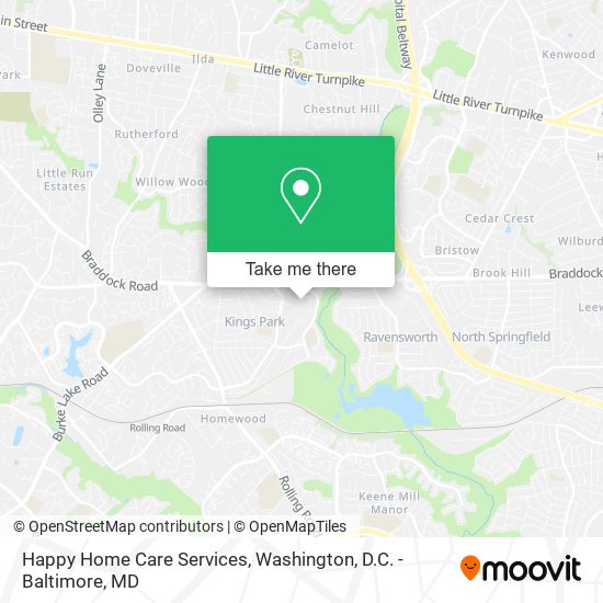 Mapa de Happy Home Care Services