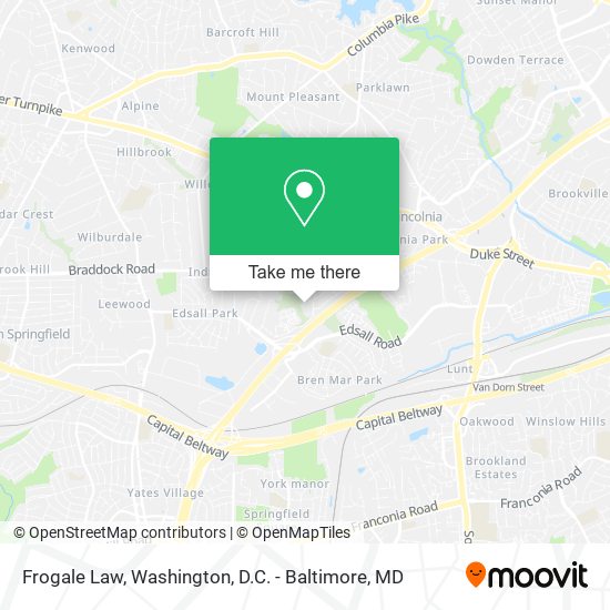 Frogale Law map