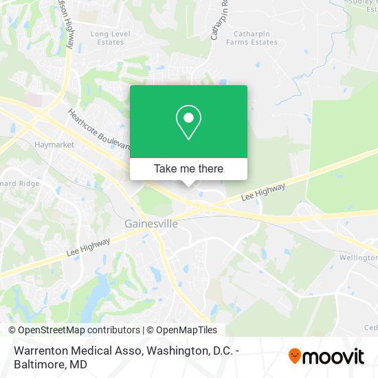 Mapa de Warrenton Medical Asso