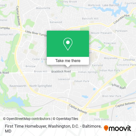 First Time Homebuyer map