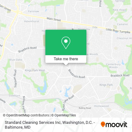 Mapa de Standard Cleaning Services Inc