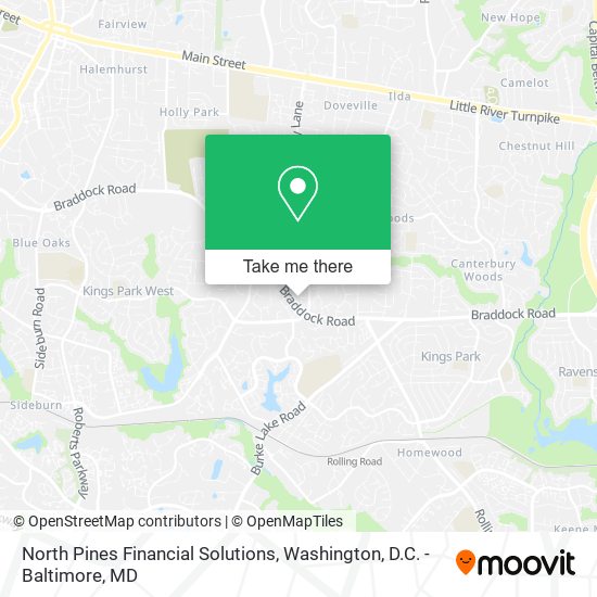 Mapa de North Pines Financial Solutions