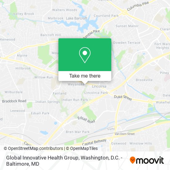 Global Innovative Health Group map