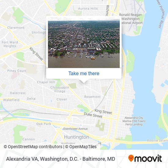 Mapa de Alexandria VA