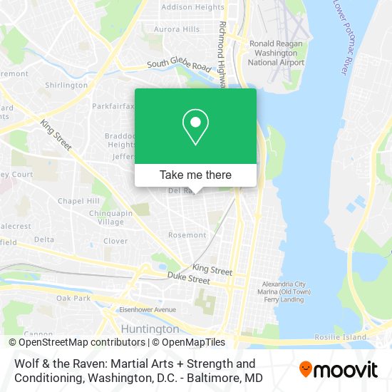Mapa de Wolf & the Raven: Martial Arts + Strength and Conditioning
