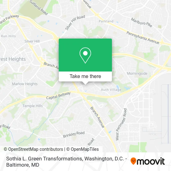 Sothia L. Green Transformations map