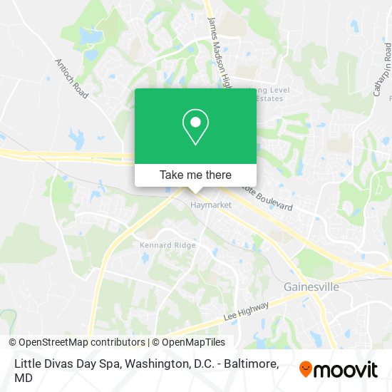 Little Divas Day Spa map