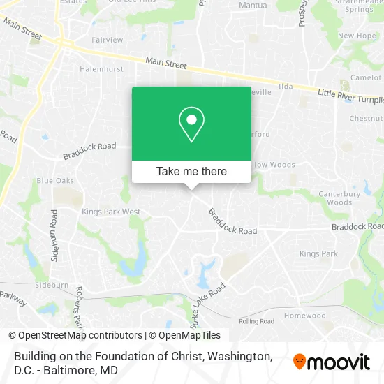 Building on the Foundation of Christ map