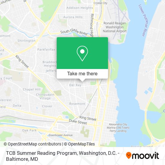 TCB Summer Reading Program map