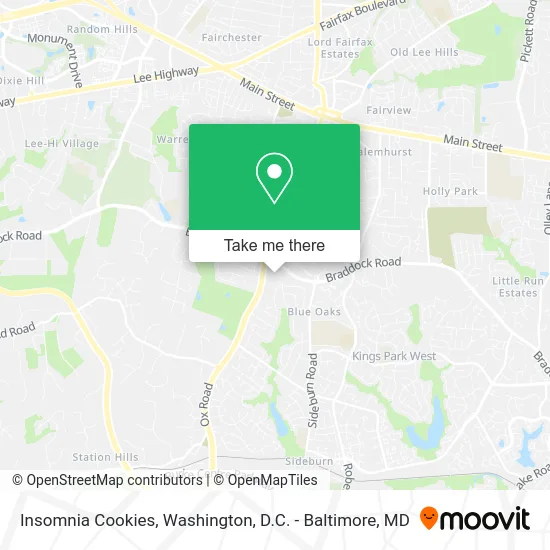 Insomnia Cookies map