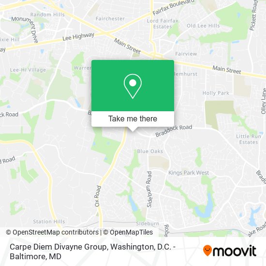 Carpe Diem Divayne Group map