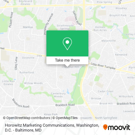 Horowitz Marketing Communications map