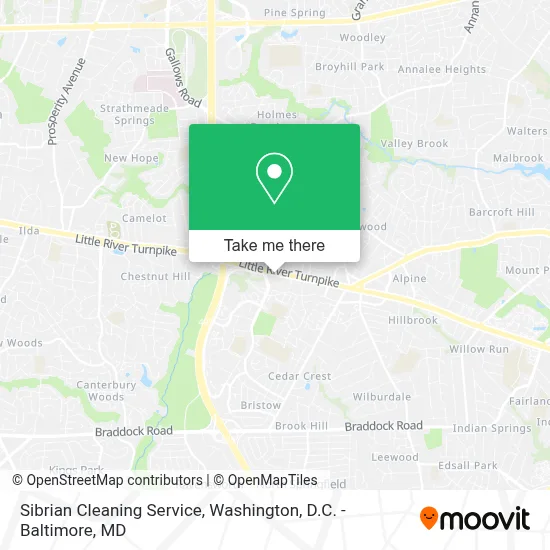 Sibrian Cleaning Service map