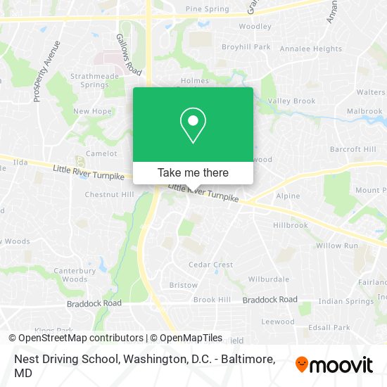 Nest Driving School map